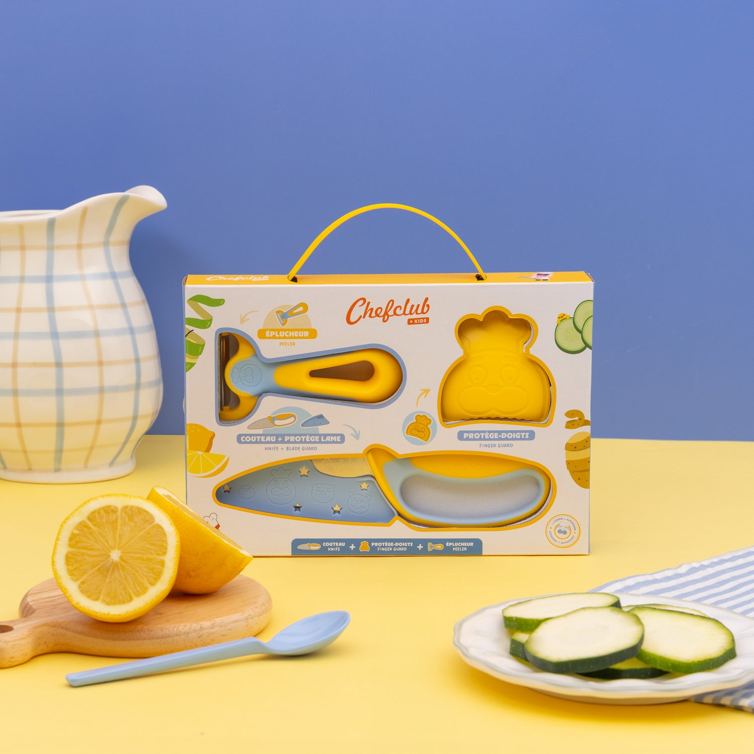 Mon Kit découpe personnalisé : Couteau et éplucheur Chefclub Kids