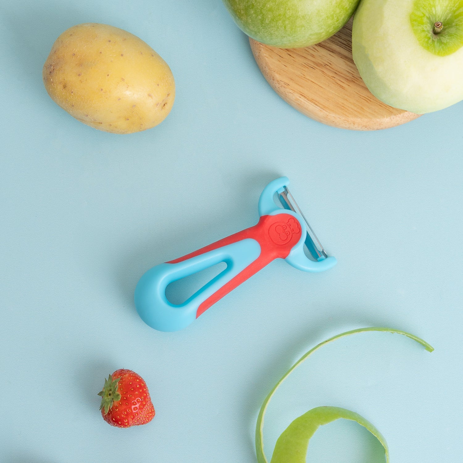 Eplucheur Chefclub Kids Bleu & Rouge