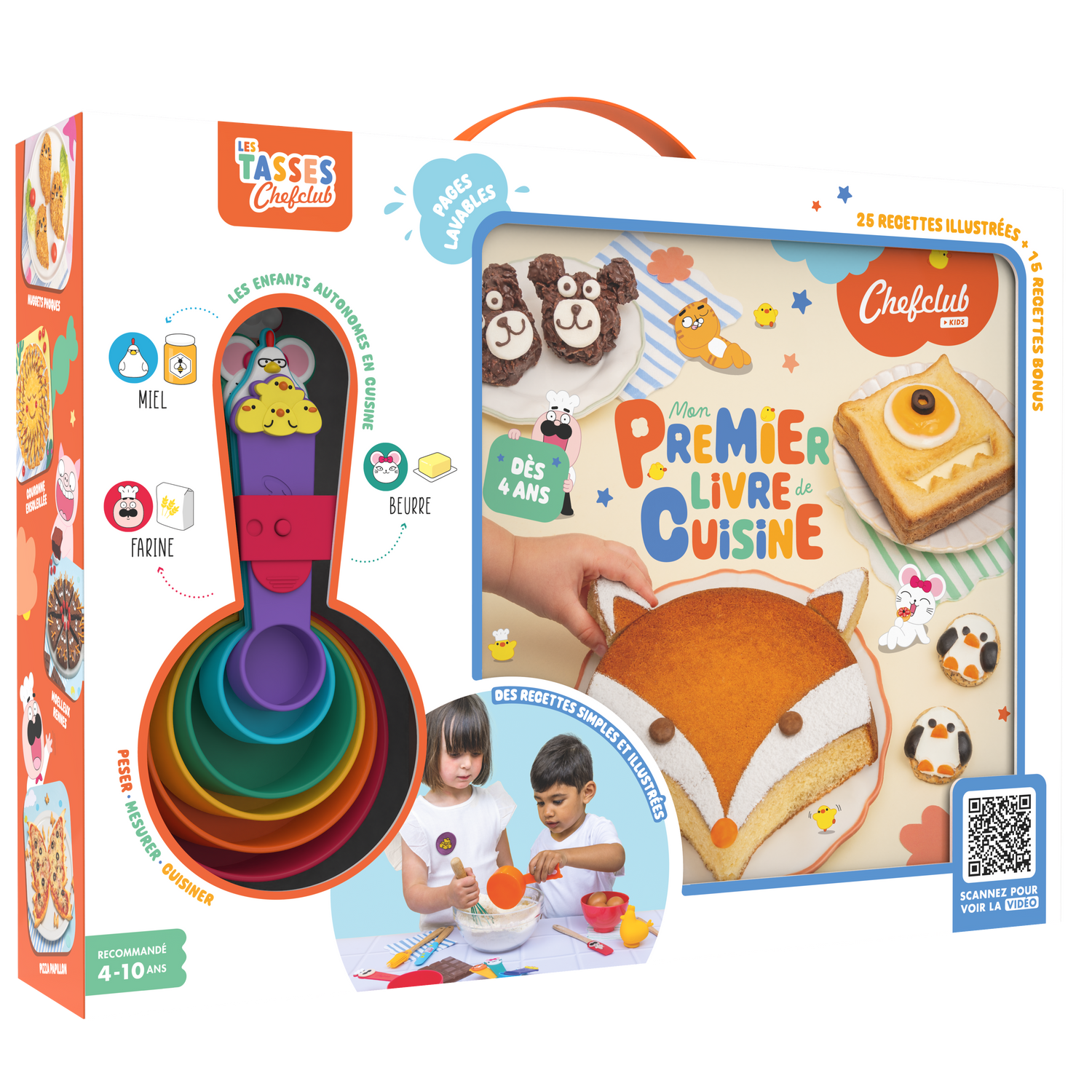 Coffret - Mon premier livre de cuisine