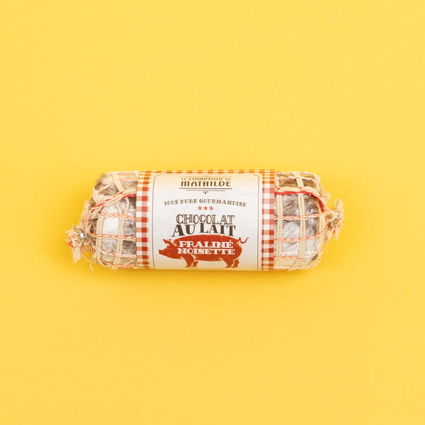 
                                                
                              Saucisson-chocolat en Trompe l'œil	
                              
                              