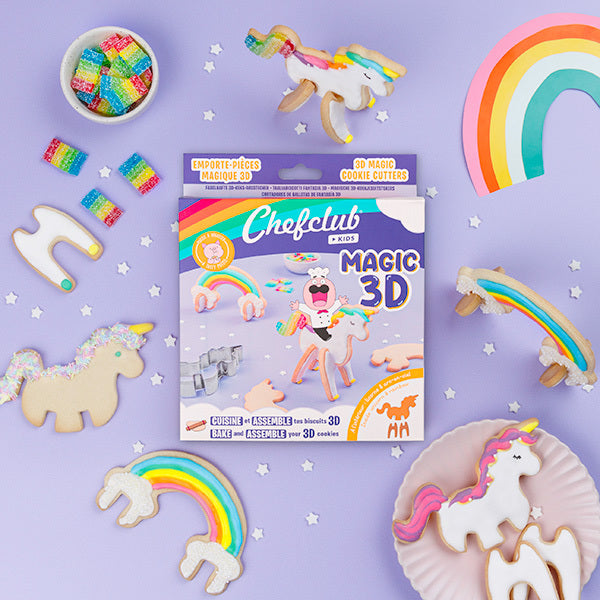 Emporte-pièces - Licorne & Arc-en-Ciel 3D