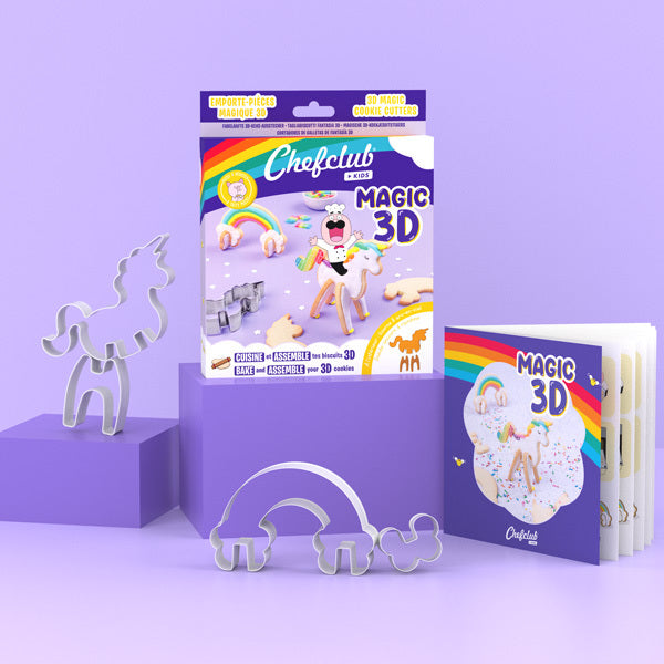 Emporte-pièces - Licorne & Arc-en-Ciel 3D
