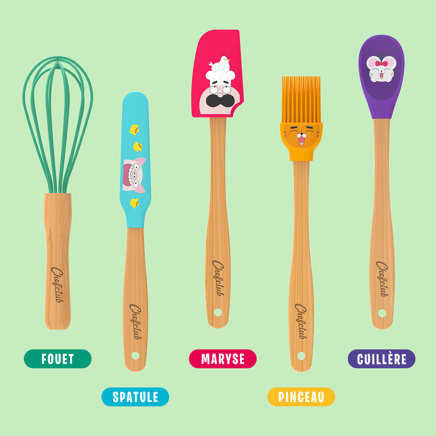 Mes Mini-ustensiles avec fouet personnalisé