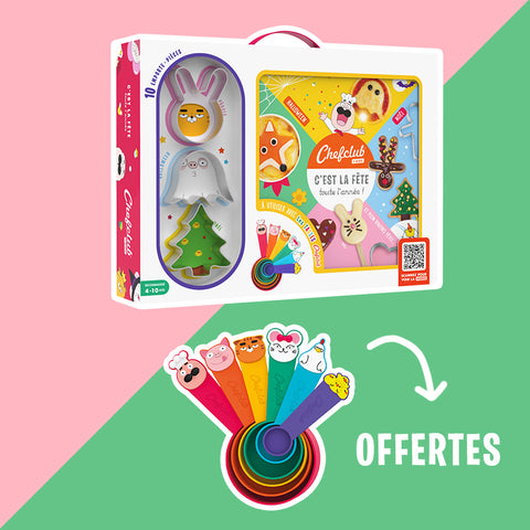 
                                              
                            Coffret - C'est la fête toute l'année & Tasses offertes	
                            	
                            