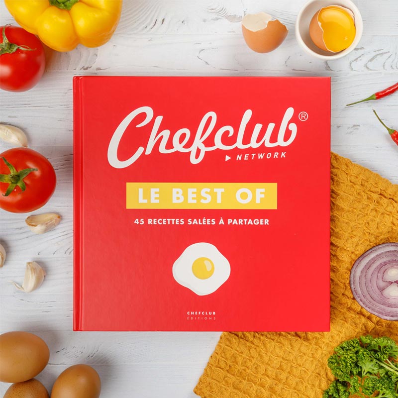 Livre - Best Of Vol.1 - Recettes salées à partager Livre Adulte Chefclub 