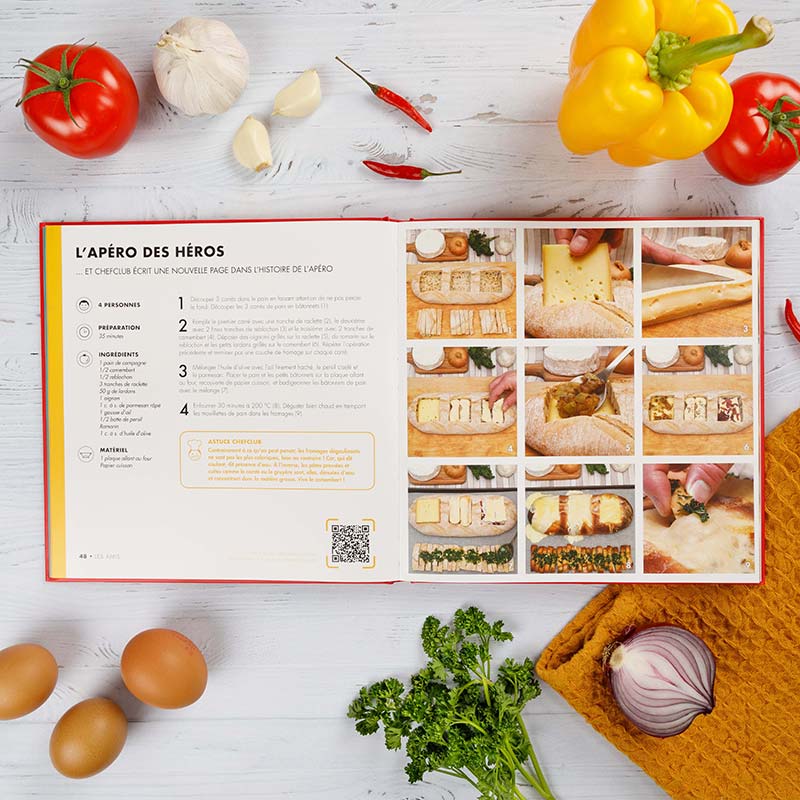 Livre - Best Of Vol.1 - Recettes salées à partager Livre Adulte Chefclub 