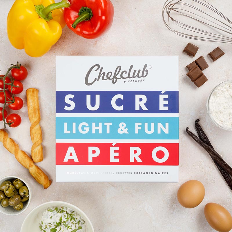  Chefclub Network: 3 volumes : Sucré ; Light & Fun ; Apéro -  Chefclub - Livres