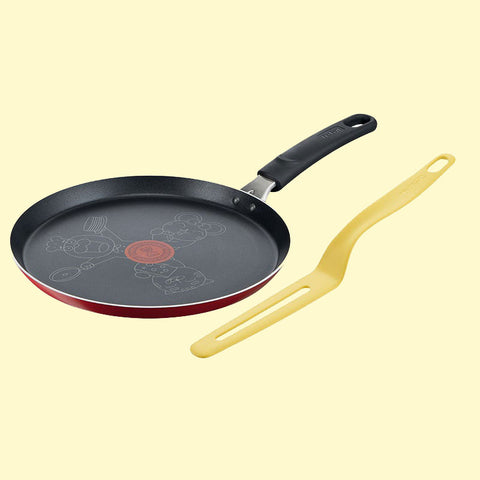 
                                              
                            Chefclub by Tefal - Crêpière (25cm) + spatule jaune	
                            	
                            