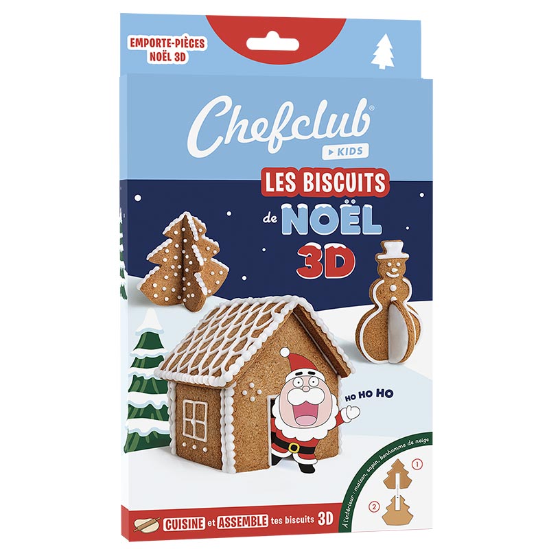 Emporte-pièces - La maison d'hiver 3D