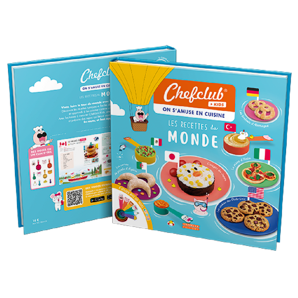 Livre de cuisine CHEFCLUB Livre kids Les recettes du monde