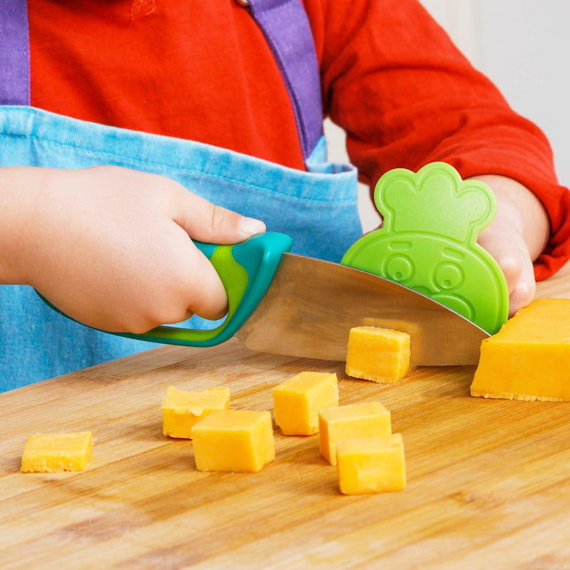 Couteau cuisine vert enfant Chefclub Kids - Dès 7 ans
