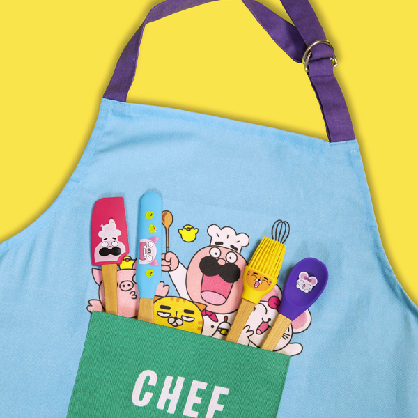 Tablier bleu Chefclub Kids