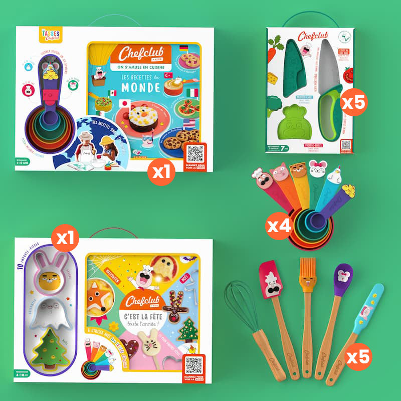 Pack école - Complet monde et fête